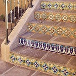 Decorative Malibu Tiles Make Eye-Catching Stair Risers