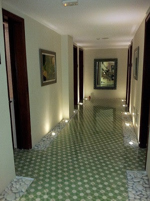 Cement Tile Creates Calming Resort Spa