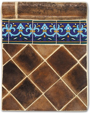 Concept for Rustic Pavers as Wall Tile with Malibu Deco