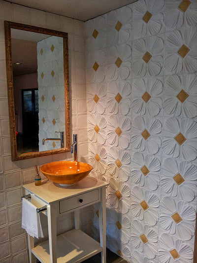 Relief Cement Tiles Offer Relaxed Feel