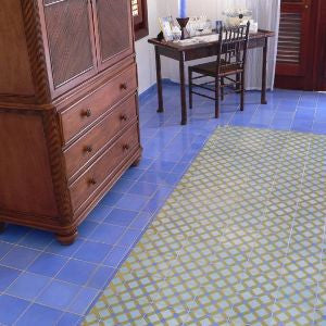 Moroccan Inspired Cement Tile Floor