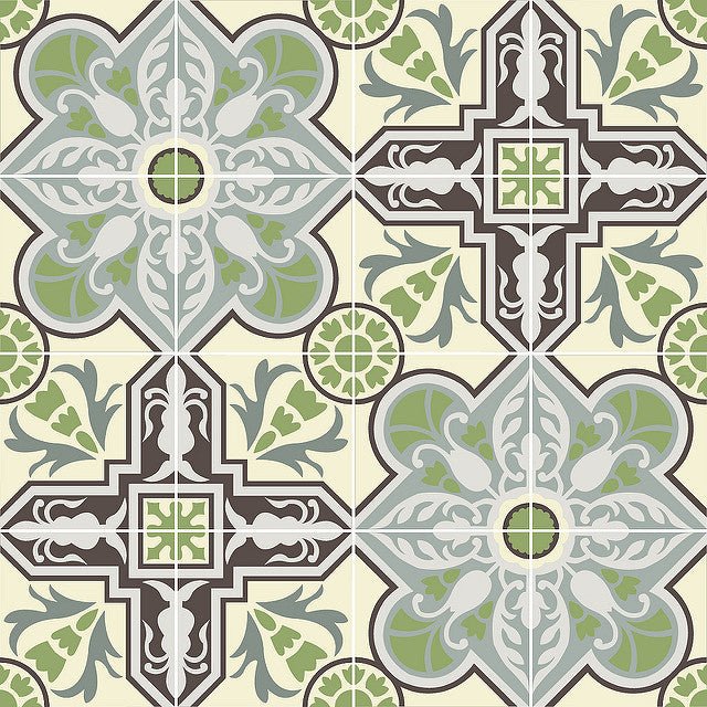 Cement Tile Patterns for Patios and Floors