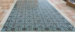 Cuban Tile Pattern Creates Alluring Outdoor Rug