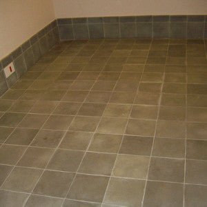 Solid Color Cement Tile Offers Rustic Fluidity