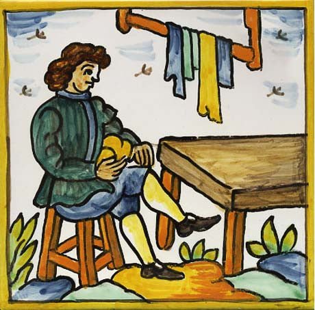 The Majolica Method for Hand-Painted Tiles