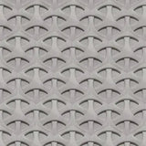Acclivity 3D Padlock Gris 8" Hexagon Relief Cement Tile Wall Installation