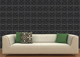Acclivity 3D Star Black 10"x10" Relief Cement Tile Installation