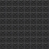 Acclivity 3D Star Black 10"x10" Relief Cement Tile Wall Installation