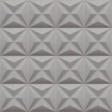 Acclivity 3D Star Gris 10"x10" Relief Cement Tile Detail