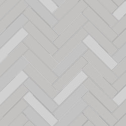 Avente Mission Gris 2"x8" Cement Tile Brick Herringbone Rug