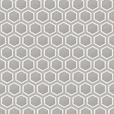 Mission Honeycomb Oxford Gray 8" Hexagon Cement Tile