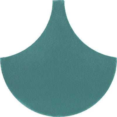 Mission Fish Scale Turquoise 8" Cement Tile