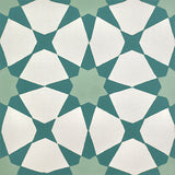 Mission Anza Turquoise 8"x8" Encaustic Cement Tile