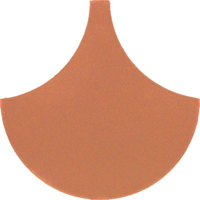 Mission Arabesque Terracotta Fish Scale 8" Cement Tile