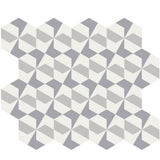 Mission Adele 01 8" Hexagon Cement Tile - Avente Tile