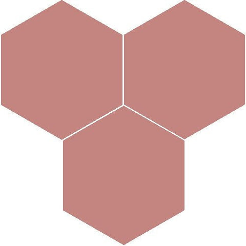 Mission Adobe 8" Hexagon Encaustic Cement Tile - Avente Tile
