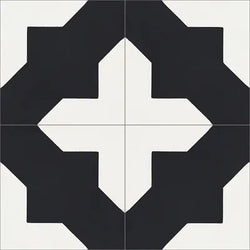Mission Alhambra Classic 8"x8" Encaustic Cement Tile - Avente Tile