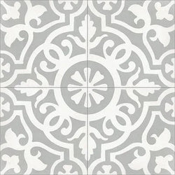 Mission Amalia B 8"x8" Encaustic Cement Tile - Avente Tile