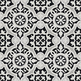 Mission Amalia Black 8"x8" Encaustic Cement Tile - Avente Tile