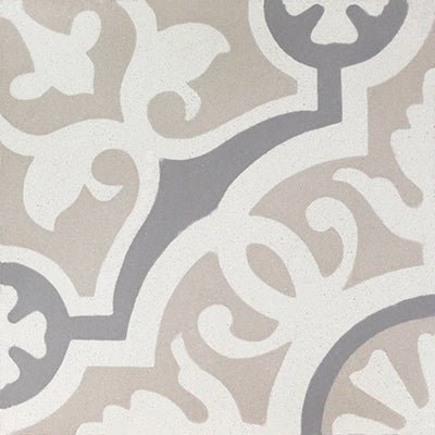 Mission Amalia Café 8"x8" Encaustic Cement Tile - Avente Tile