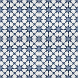 Mission Anza Blue 8"x8" Encaustic Cement Tile - Avente Tile