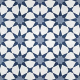 Mission Anza Blue 8"x8" Encaustic Cement Tile - Avente Tile
