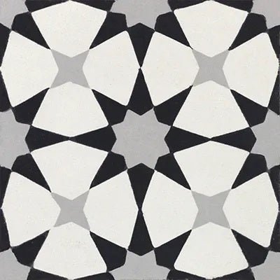 Mission Anza Oxford 8"x8" Encaustic Cement Tile - Avente Tile
