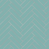 Mission Aqua 2"x8" Encaustic Cement Tile - Avente Tile
