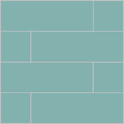 Mission Aqua 4"x12" Encaustic Cement Tile - Avente Tile