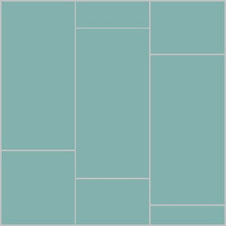 Mission Aqua 6"x12" Encaustic Cement Tile - Avente Tile