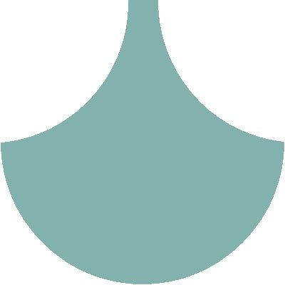 Mission Arabesque Aqua 8" Fish Scale Encaustic Cement Tile - Avente Tile
