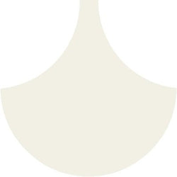Mission Arabesque Blanc 8" Fish Scale Encaustic Cement Tile - Avente Tile