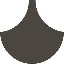 Mission Arabesque Chocolate 8" Fish Scale Encaustic Cement Tile - Avente Tile