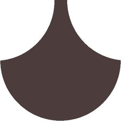 Mission Arabesque Chocolate Asia 8" Fish Scale Encaustic Cement Tile - Avente Tile
