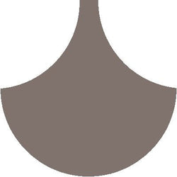 Mission Arabesque Graphite 8" Fish Scale Encaustic Cement Tile - Avente Tile