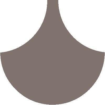 Mission Arabesque Graphite 8" Fish Scale Encaustic Cement Tile - Avente Tile