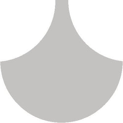 Mission Arabesque Gris 8" Fish Scale Encaustic Cement Tile - Avente Tile