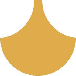 Mission Arabesque Jaune Fonce 8" Fish Scale Encaustic Cement Tile - Avente Tile