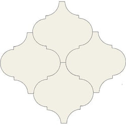 Mission Arabesque Malaga Blanc 8"x8" Cement Tile - Avente Tile