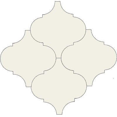 Mission Arabesque Malaga Blanc 8"x8" Cement Tile - Avente Tile