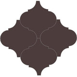 Mission Arabesque Malaga Chocolate Asia 8"x8" Cement Tile - Avente Tile