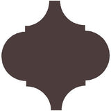 Mission Arabesque Malaga Chocolate Asia 8"x8" Cement Tile - Avente Tile
