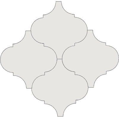 Mission Arabesque Malaga Clam 8"x8" Cement Tile - Avente Tile