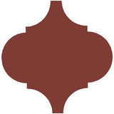 Mission Arabesque Malaga D'Hanis Red 8"x8" Cement Tile - Avente Tile