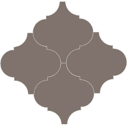 Mission Arabesque Malaga Graphite 8"x8" Cement Tile - Avente Tile
