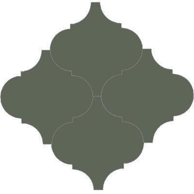 Mission Arabesque Malaga Green Asia 8"x8" Cement Tile - Avente Tile