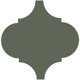 Mission Arabesque Malaga Green Asia 8"x8" Cement Tile - Avente Tile