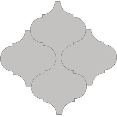 Mission Arabesque Malaga Gris 8"x8" Cement Tile - Avente Tile