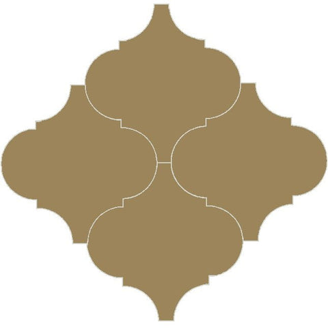Mission Arabesque Malaga Mocha 8"x8" Cement Tile - Avente Tile