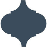 Mission Arabesque Malaga Navy 8"x8" Cement Tile - Avente Tile